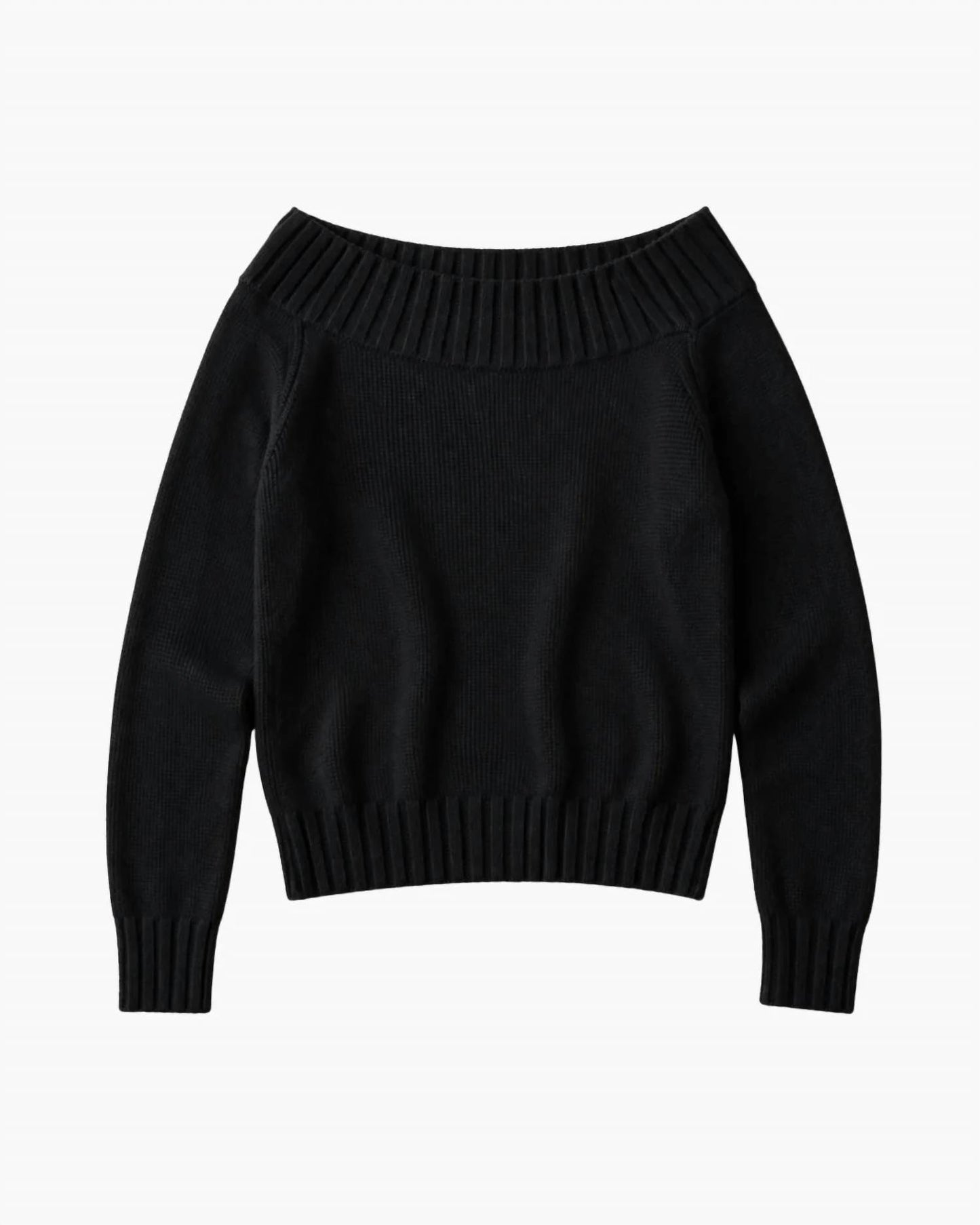 Asymmetric Neckline Sweater
