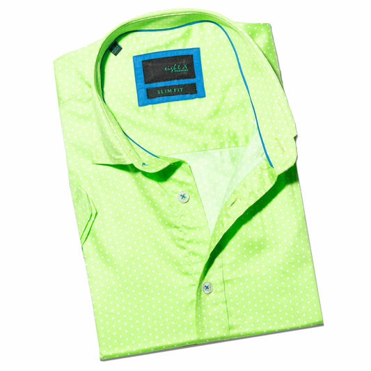 Polka Dot Short Sleeve Shirt