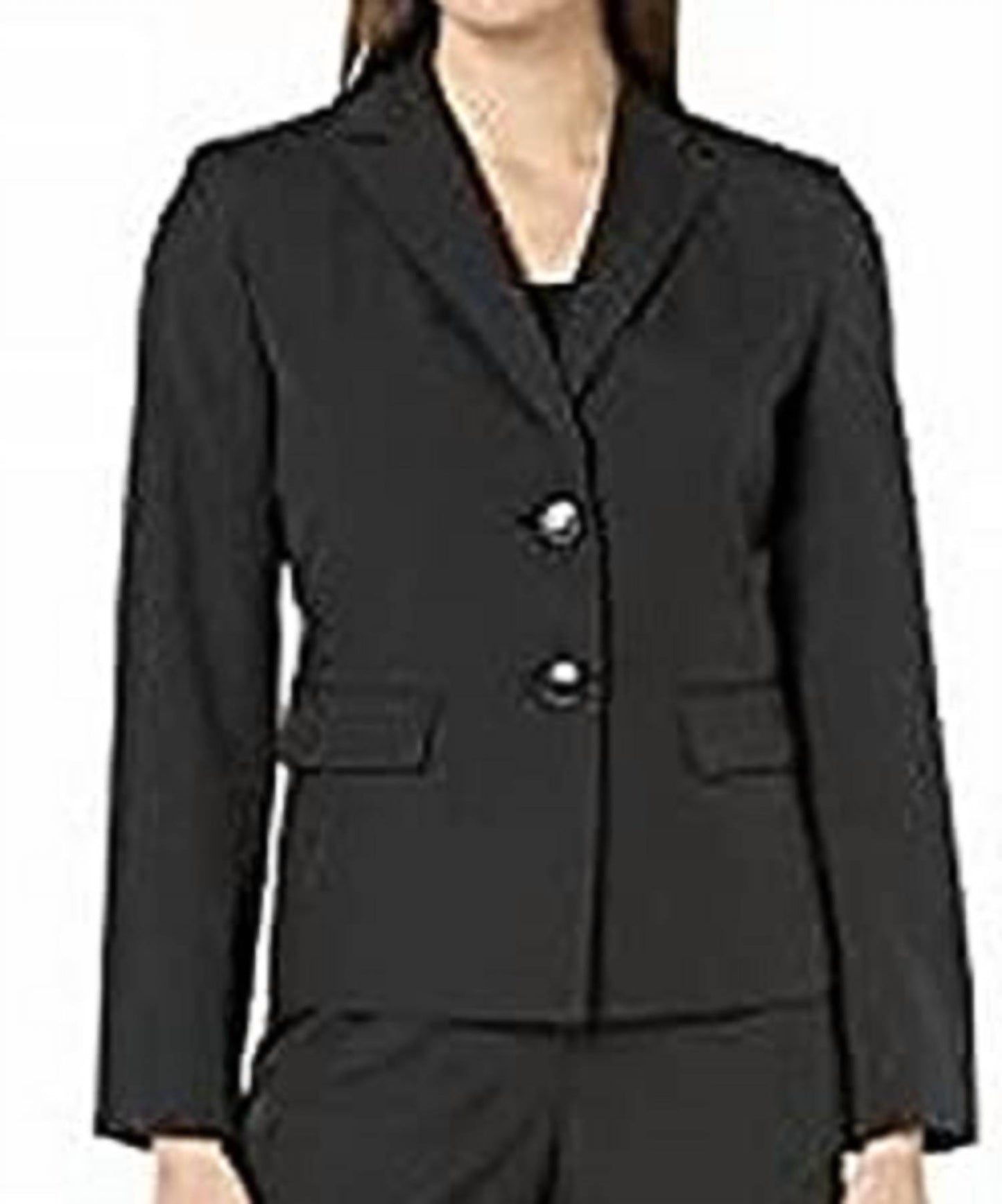 2 Button Notch Collar Blazer