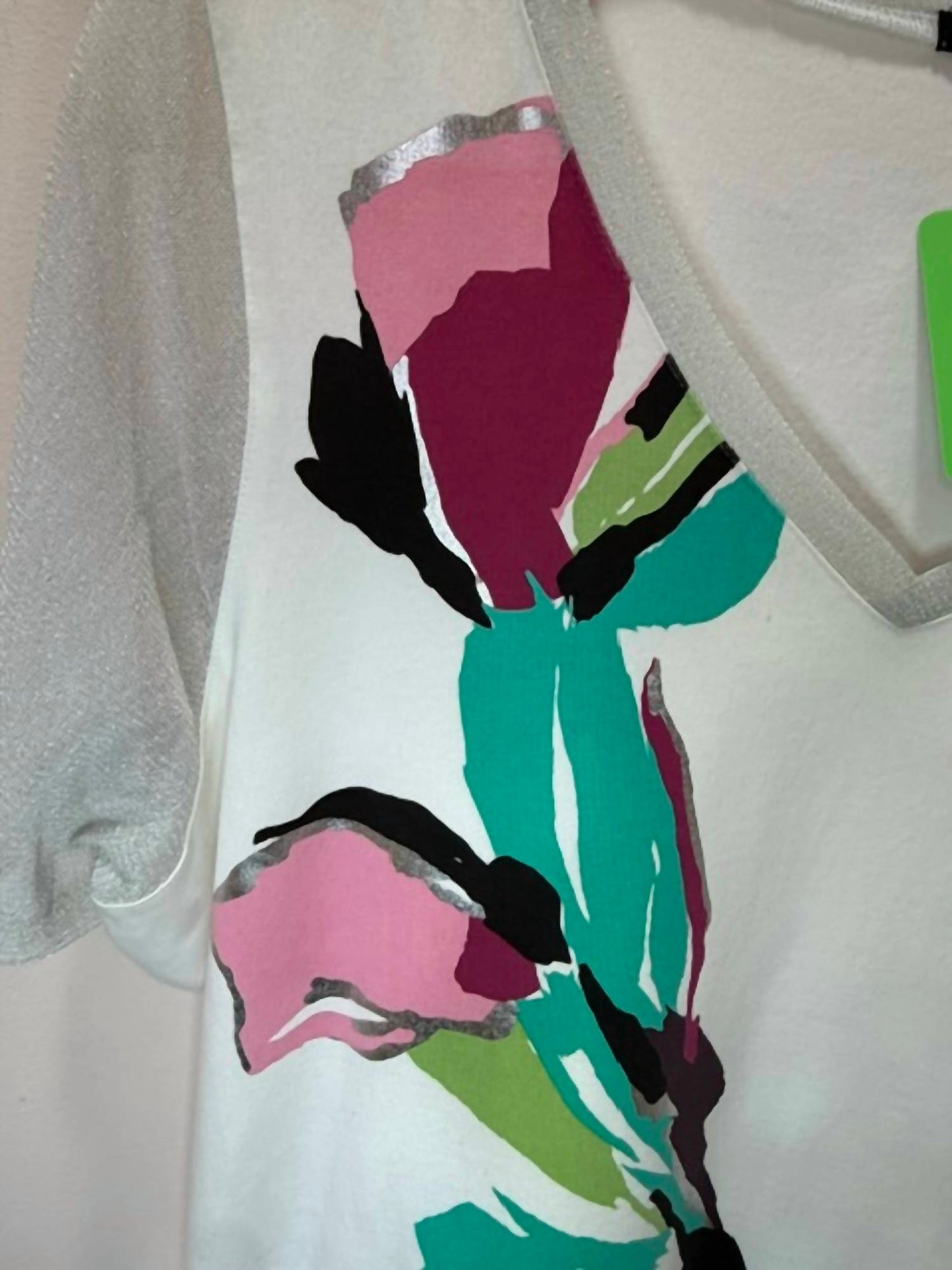Women's Placed Floral Print Top
