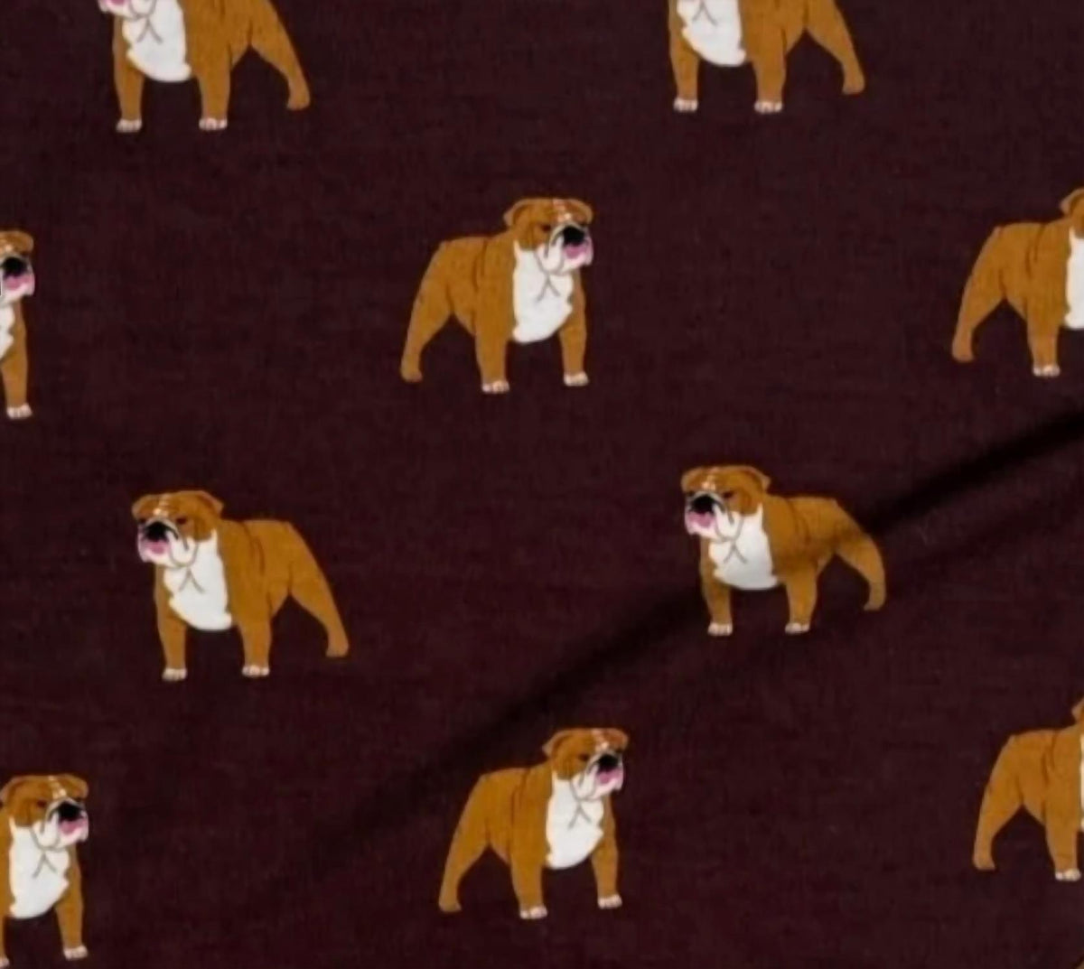 Kid's Bulldog Bamboo Pajama Set