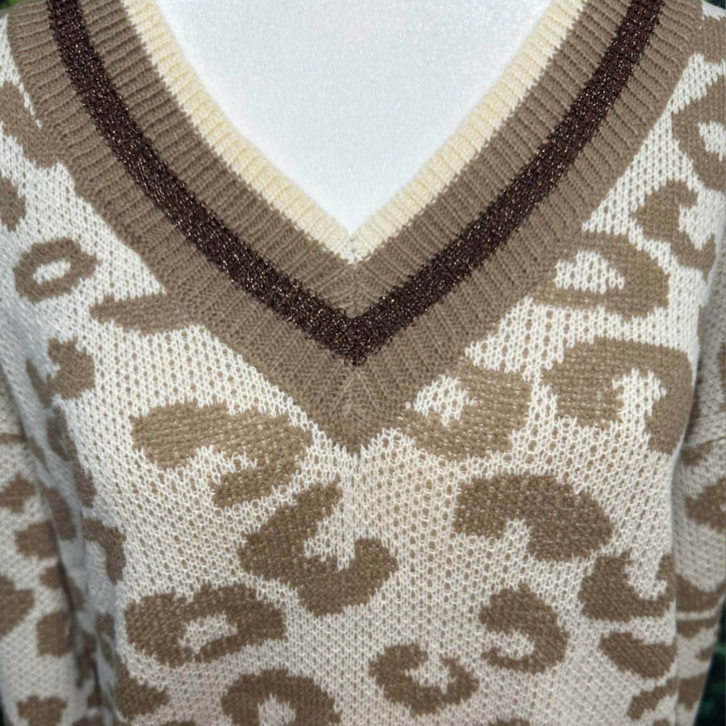 Funkitribe - Animal Print Light Knit Winter Sweater - Rack Hunt -