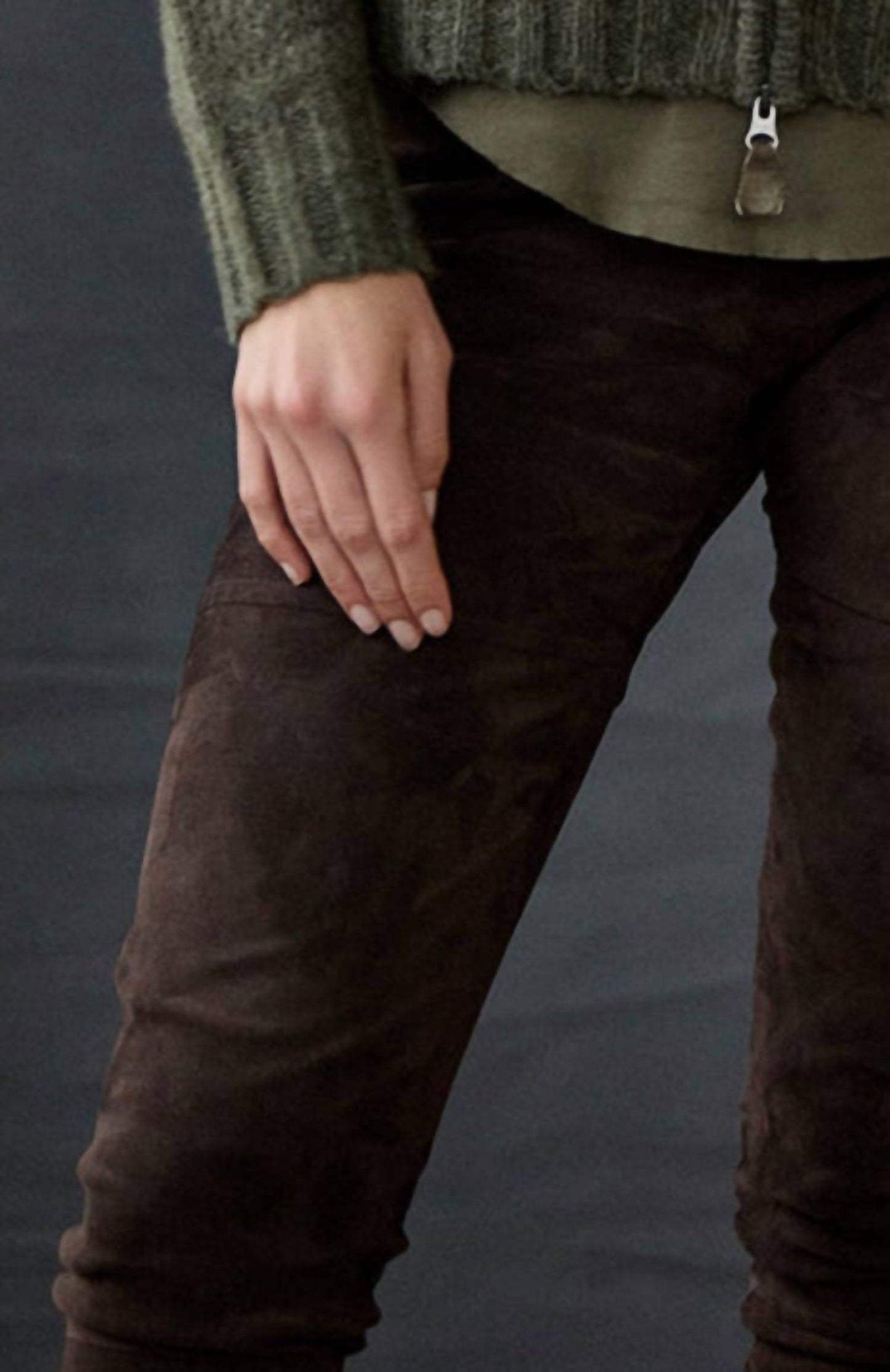 Suede Stretch Leggings
