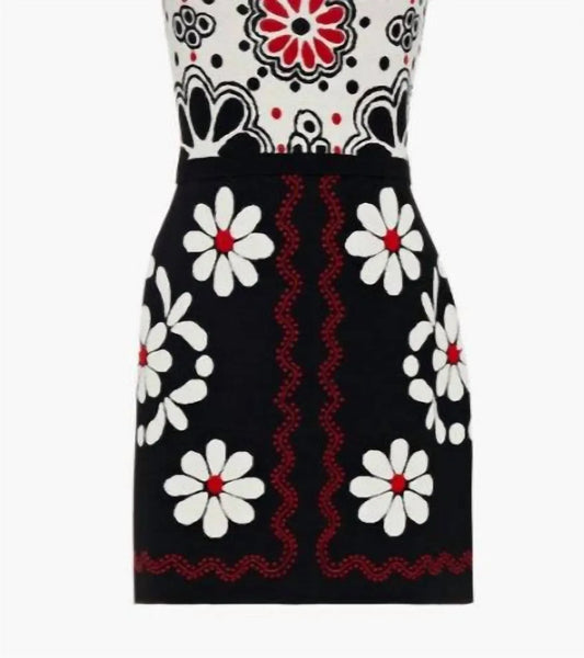 RED VALENTINO - Jacquard-knit Mini Dress - Rack Hunt