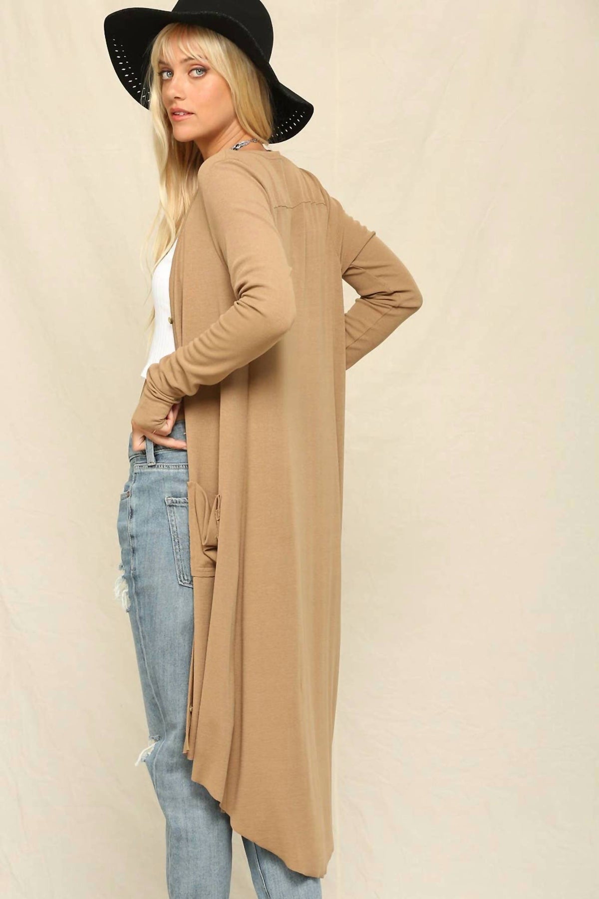 Lightweight Button Up Duster