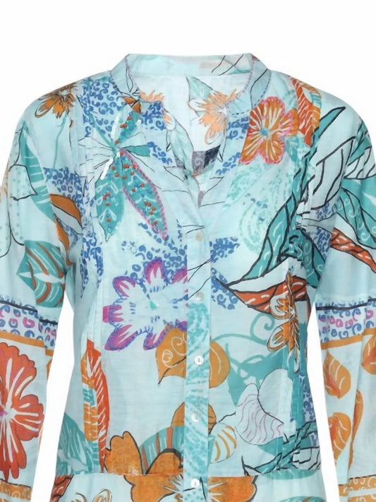 KikiSol - Women's Artisan Tamarind Beaded Embroidered Tunic Top - Rack Hunt