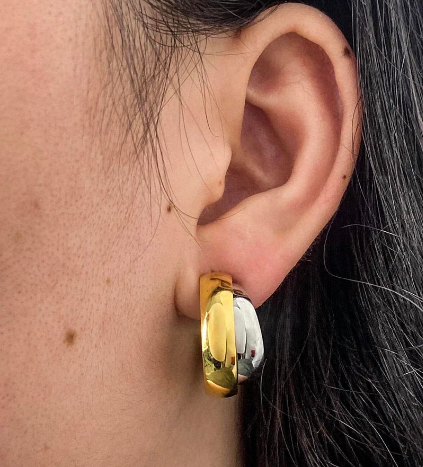 Women's Fusion Hoops Earrings