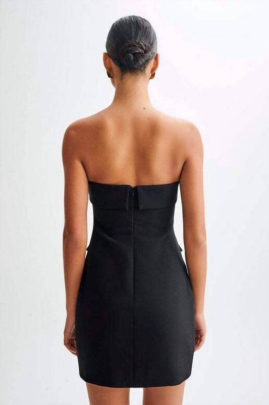 Amourique - Strapless Suiting Mini Dress - Rack Hunt -