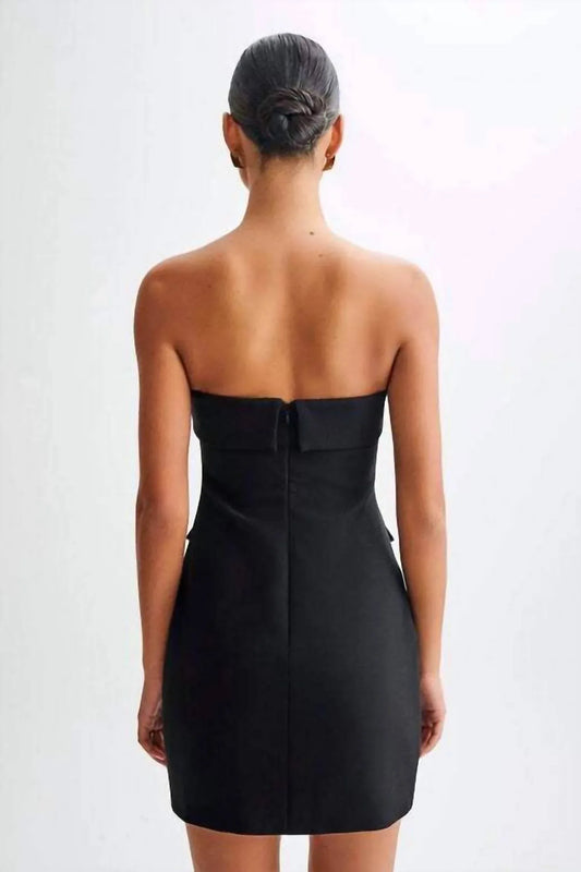 Amourique - Strapless Suiting Mini Dress - Rack Hunt