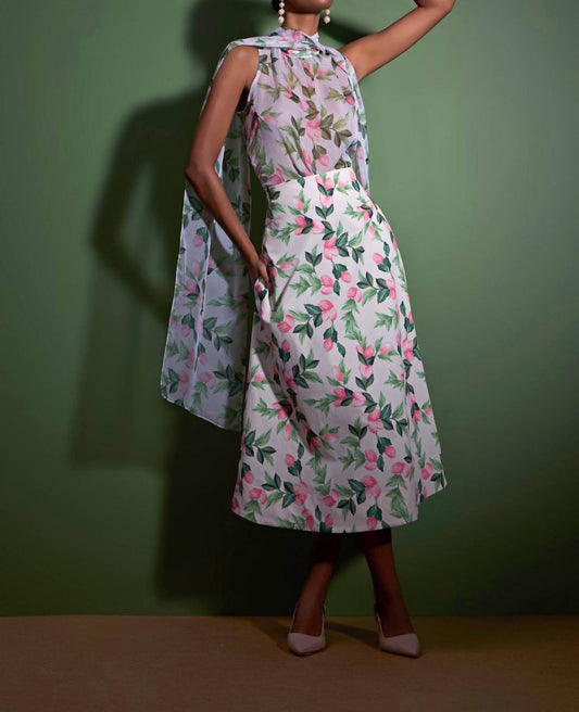 Strass - Flower Midi Skirt - Rack Hunt -