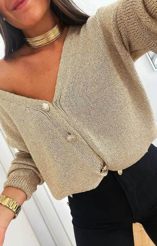 Estee Brown - Alessia Shimmer Cardigan - Rack Hunt -