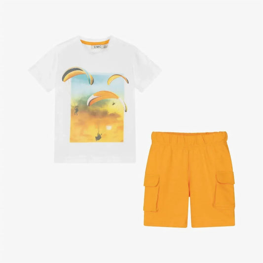 EMC - Boy's Stretch Jersey And Slub Fleece Set - Rack Hunt