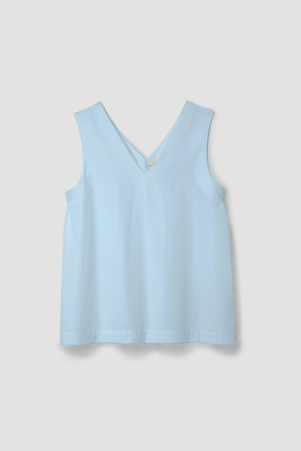 Azure Poplin Top