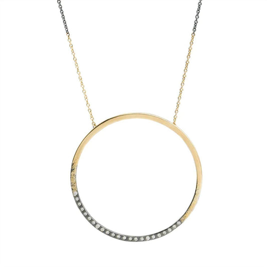 Kate Maller Jewelry - Women's Circle Sunshine Necklace - Rack Hunt -