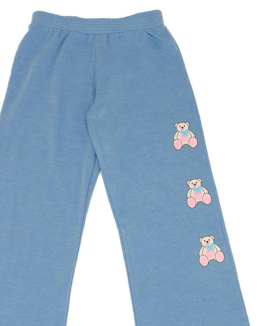 Girls' Tessa Teddy Wide Leg Sweatpants