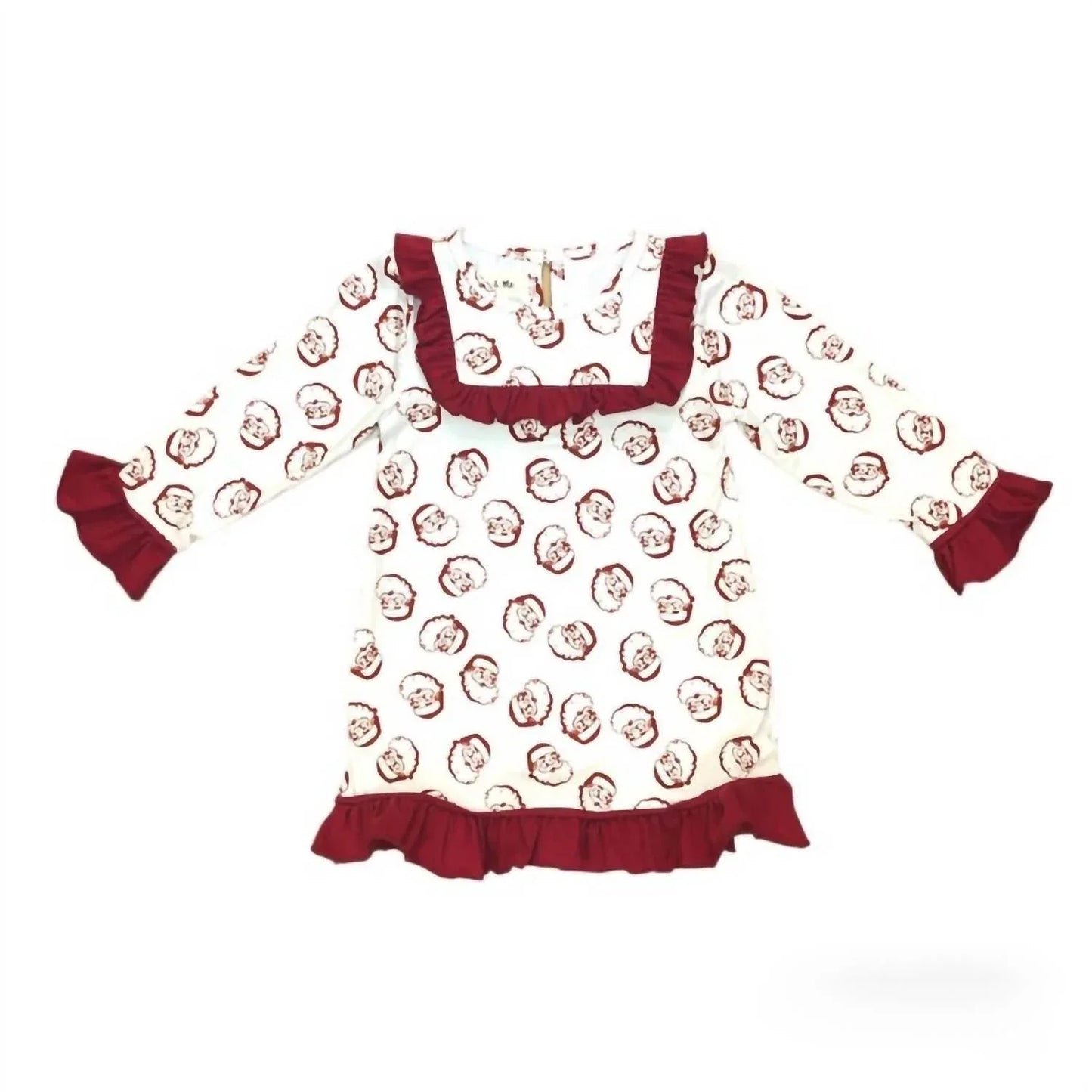 Melina & Me - Girls Classic Santa Ruffle Gown - Rack Hunt
