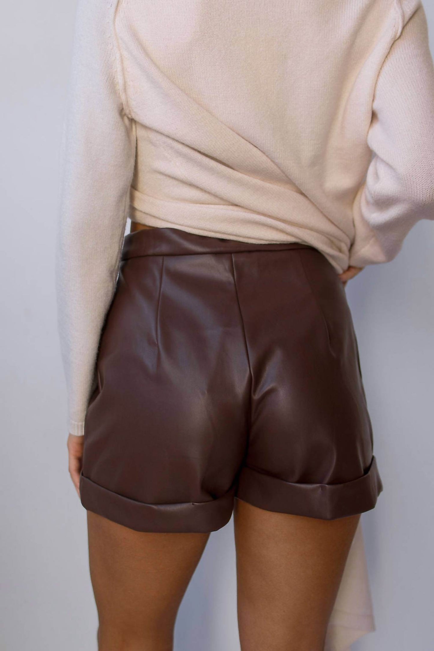 SIRENA - alice leather shorts - Rack Hunt -