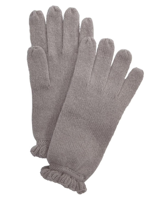 Women's Ruffled Cashmere Gloves