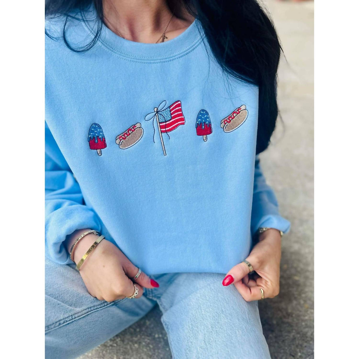 Stars Stripes & Snacks Sweatshirt