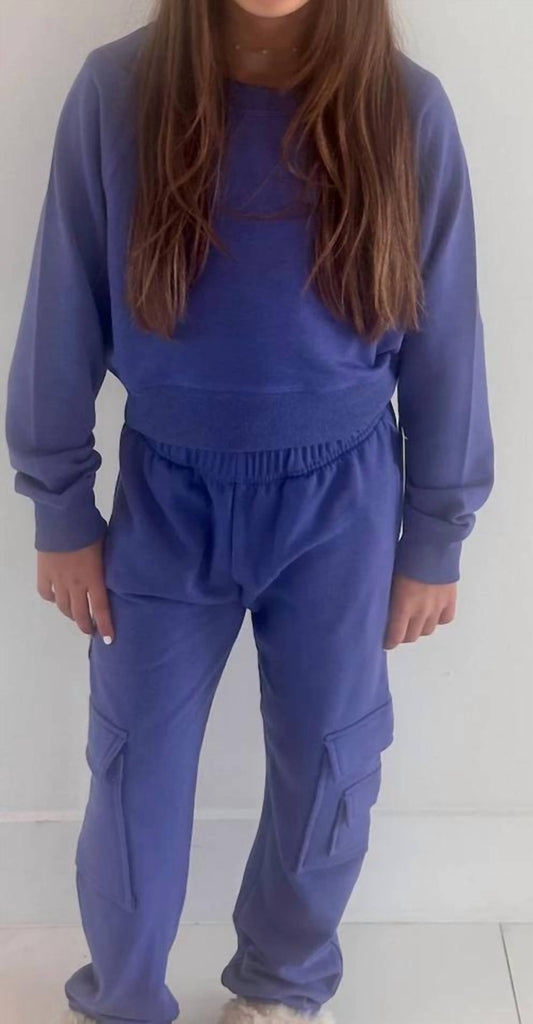 Kids' Brushed Soft Cloud Crew Neck Top