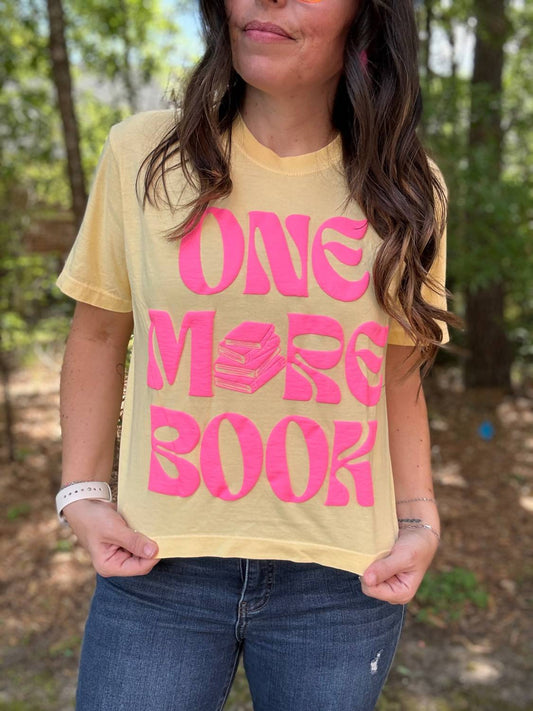 One More Book Crop Tee Top