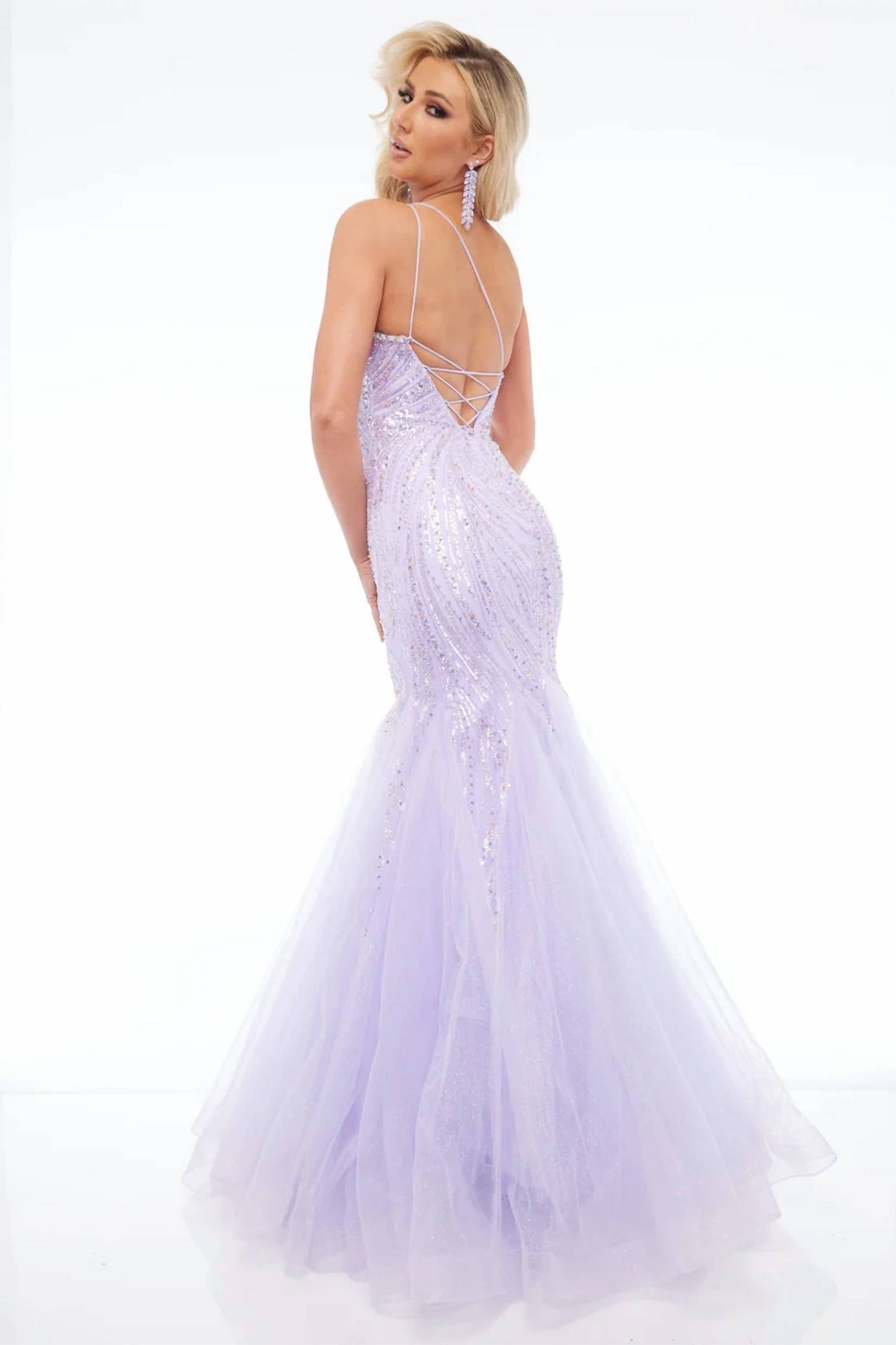 Tulle Mermaid Dress With Beading