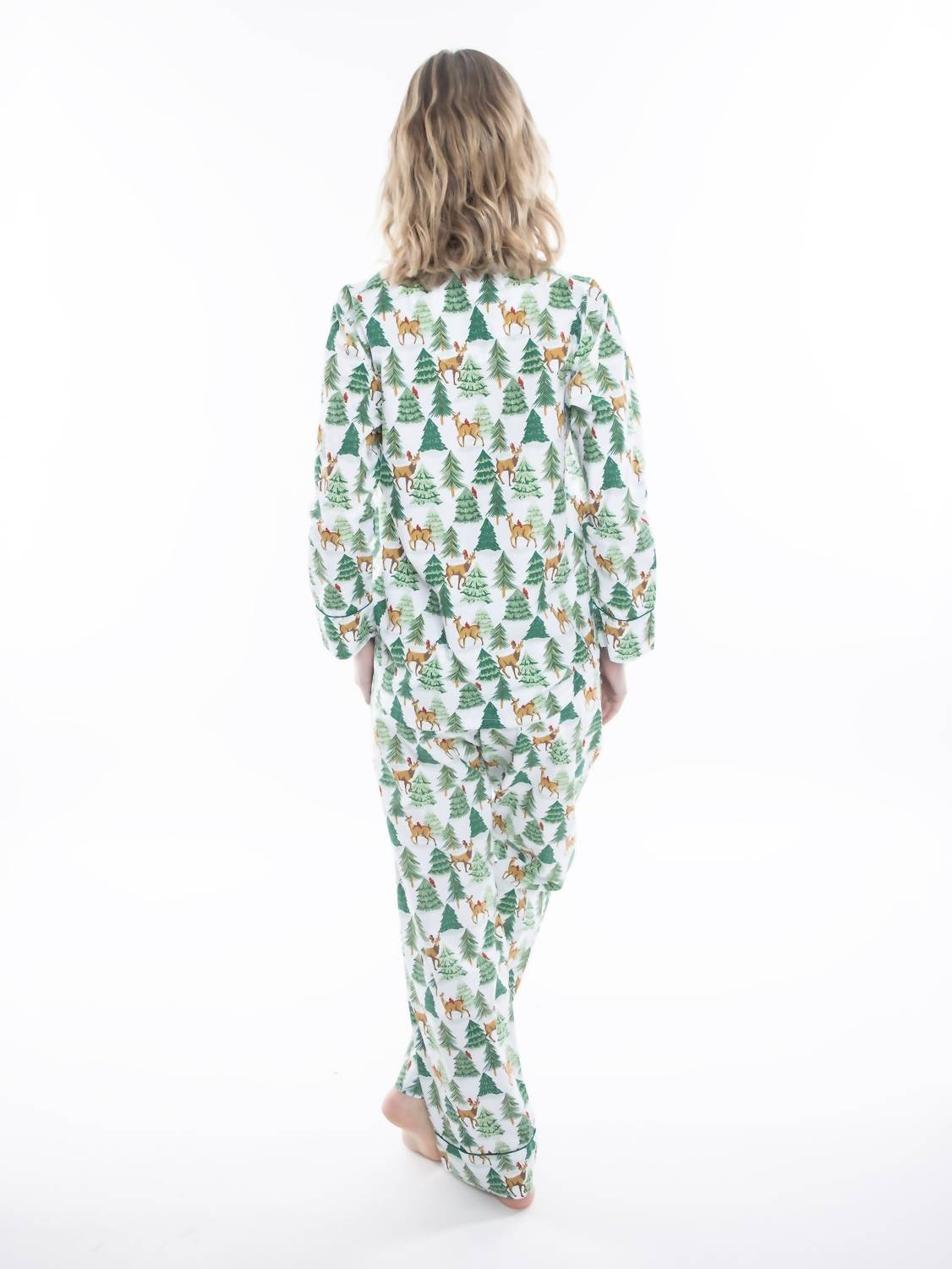 DEER JAMAS LONG SLEEVE PAJAMA SET