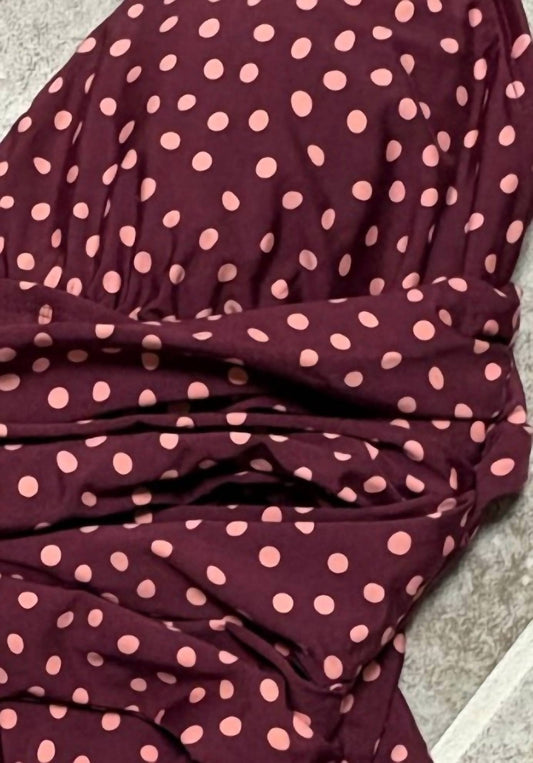Women's Polka Dots Tummy Controll Bathing Suit