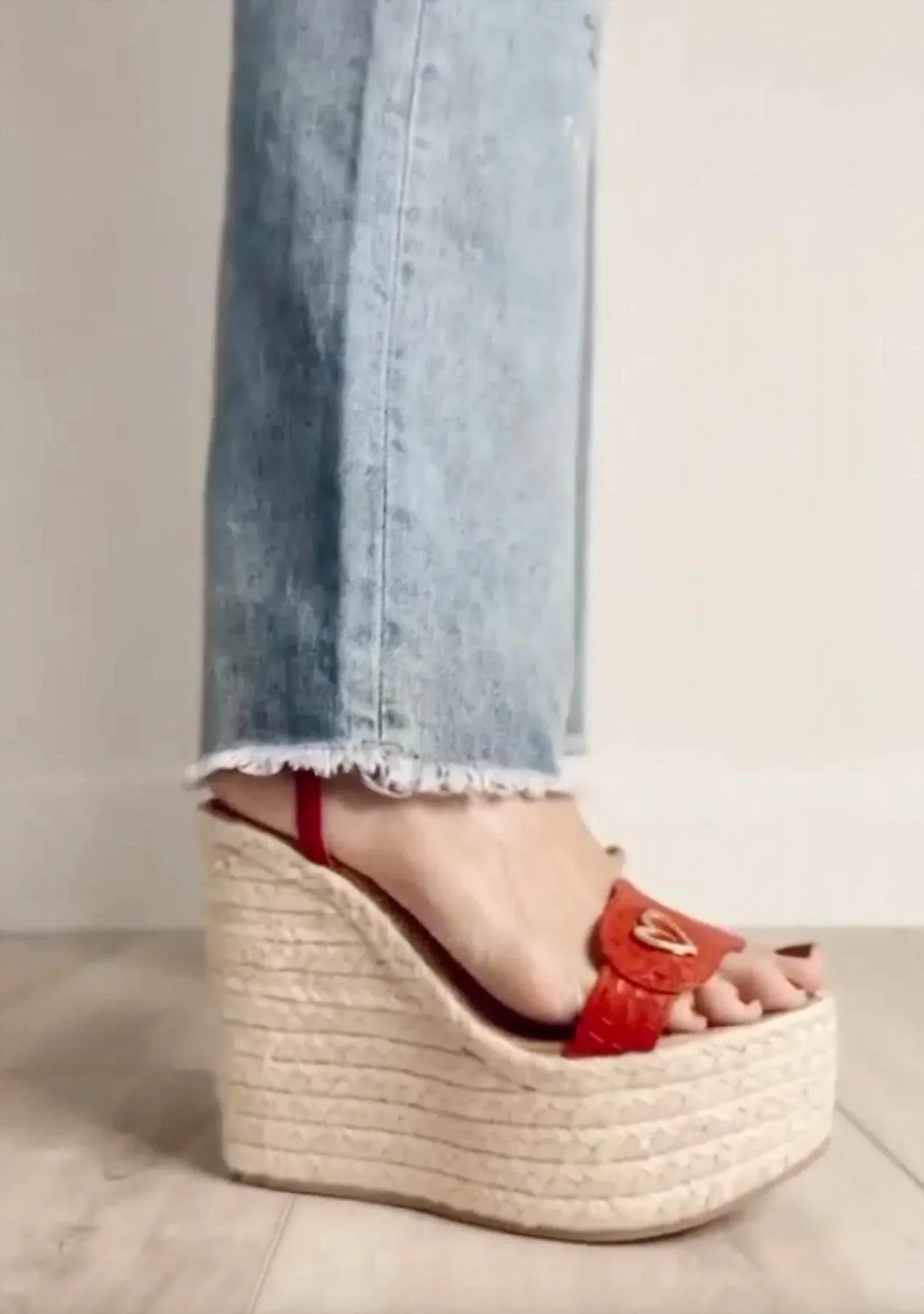 By Nataly Mendez - Women's Amy High Wedge Espadrilles - Rack Hunt