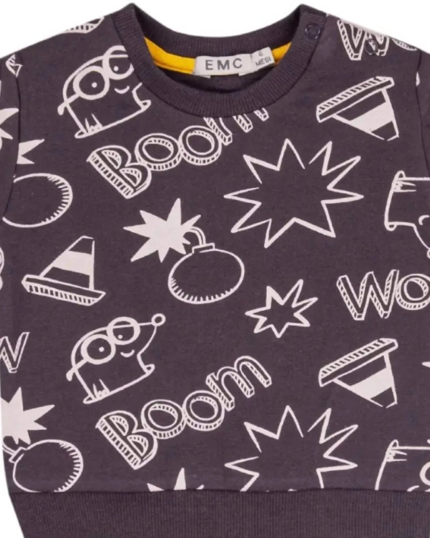 EMC - Boys' Boom Printed Fleece Sweatshirt - Rack Hunt