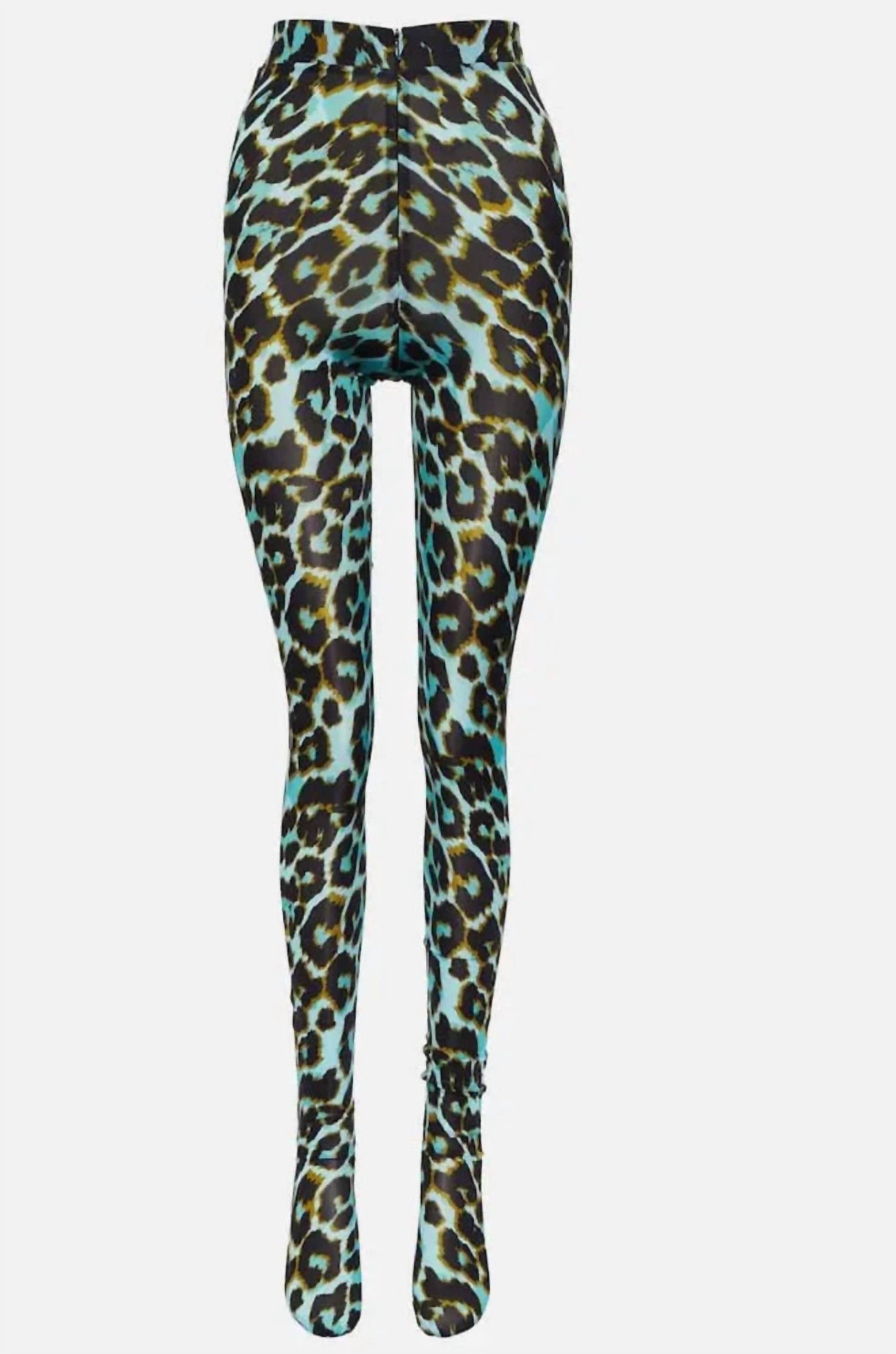 Cadie Leopard Print Tights