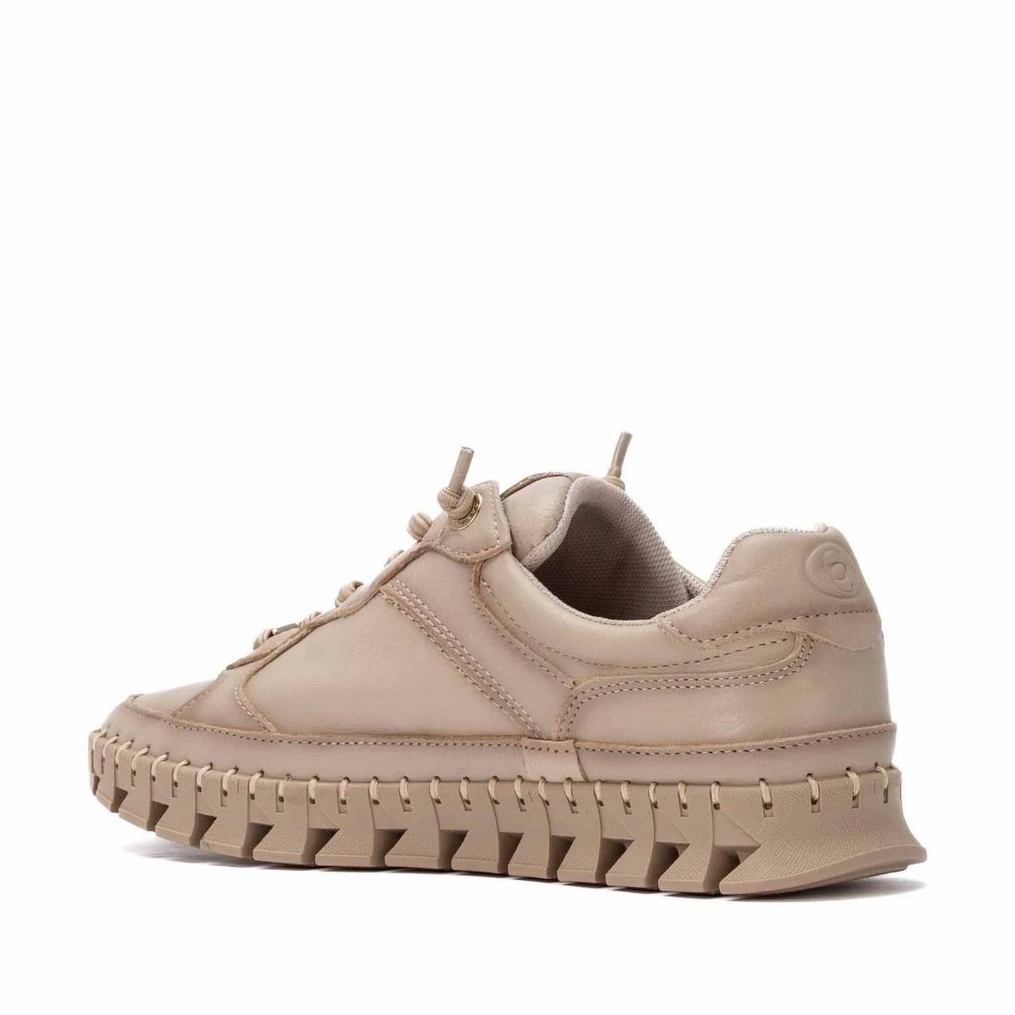Women's Leather Lace-up Sneakers