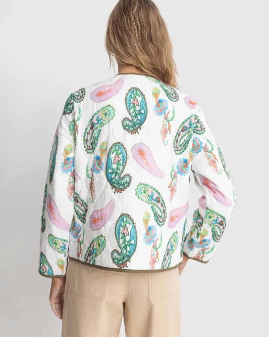 Brooklyn Paisley Quilted Jacket