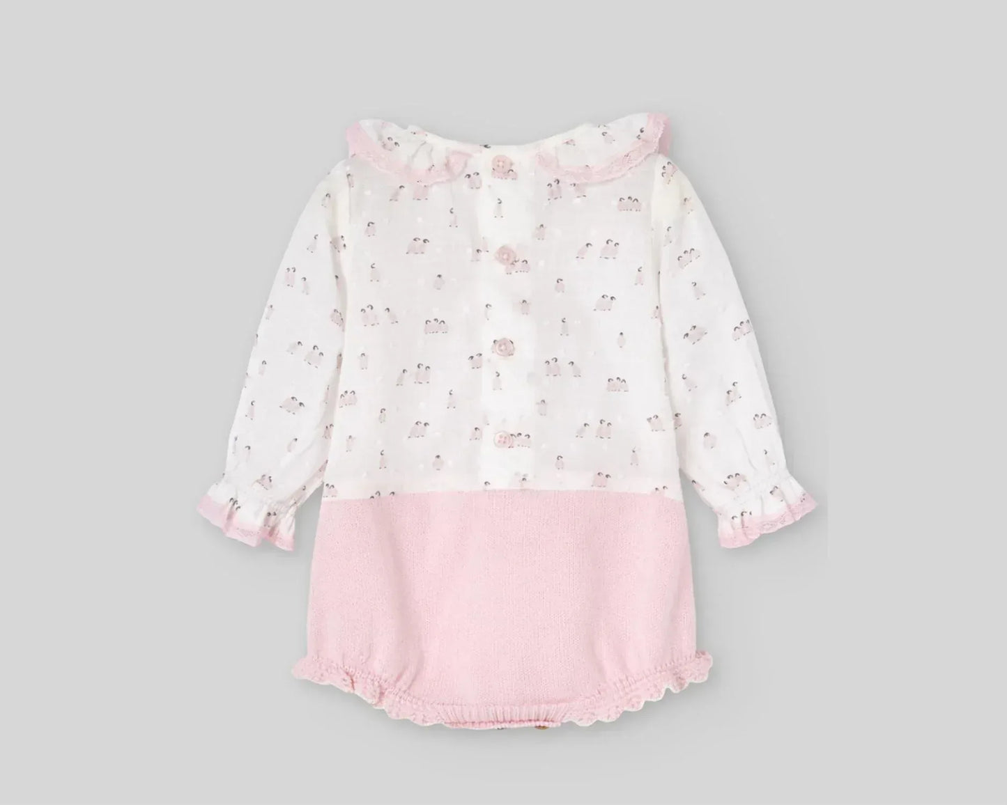 Paz Rodriguez - Girl's Penguin Knit Romper - Rack Hunt
