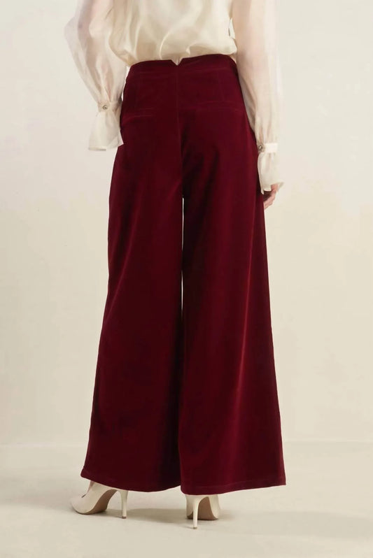 Freemarket - Coy Charm Velvet Wide Leg Pant - Rack Hunt