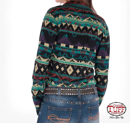 Cowgirl Tuff - Long Sleeve Aztec Shirt - Rack Hunt