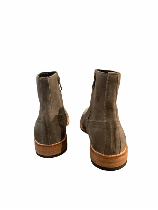 Esquivel - Women's Dakota Suede Leather Engraved Ankle Boot - Rack Hunt
