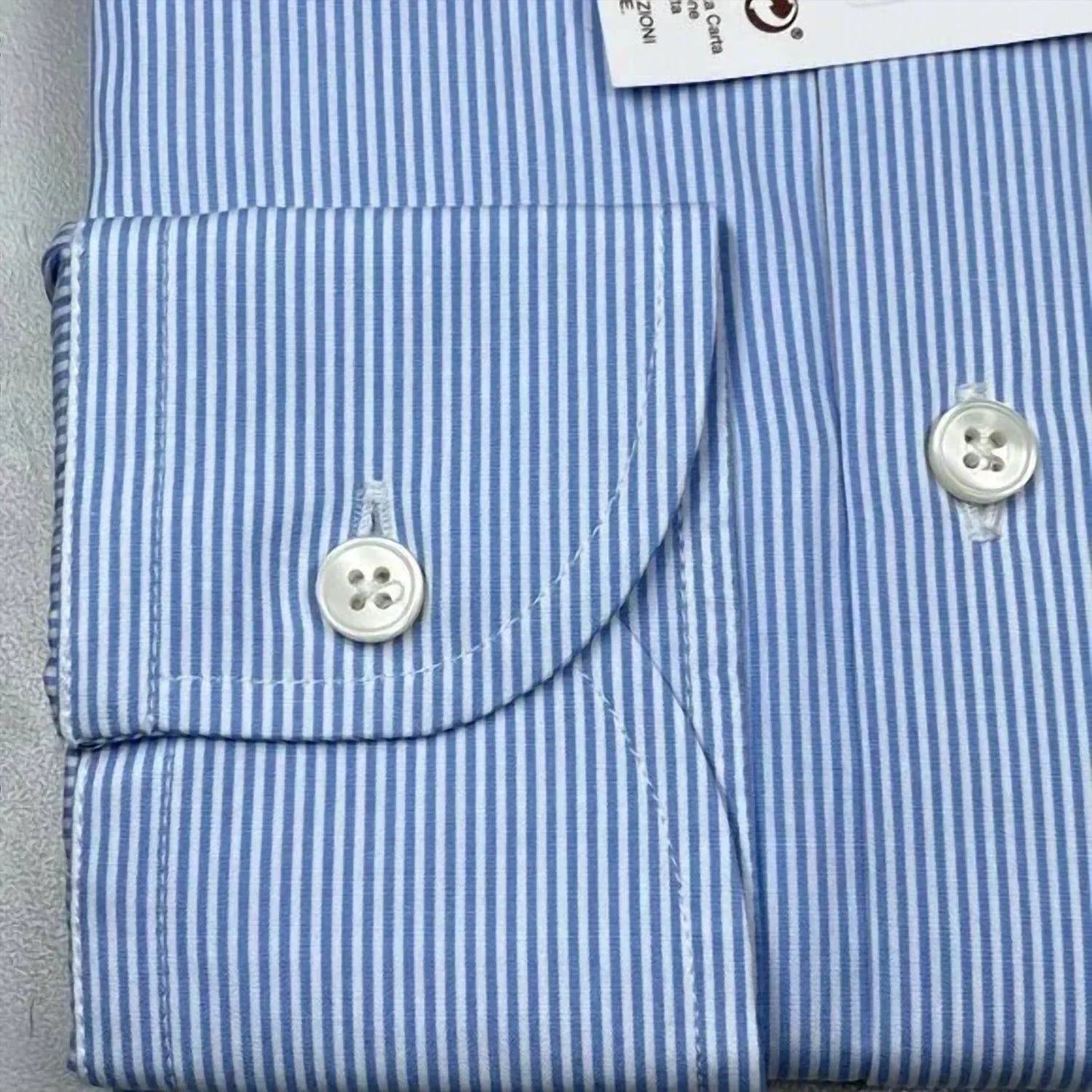 Tintoria Mattei - Men's Striped Cotton Button-down Shirt - Rack Hunt