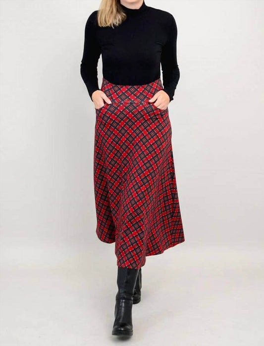 Blue Sky Papers - Long Plaid Skirt - Rack Hunt -