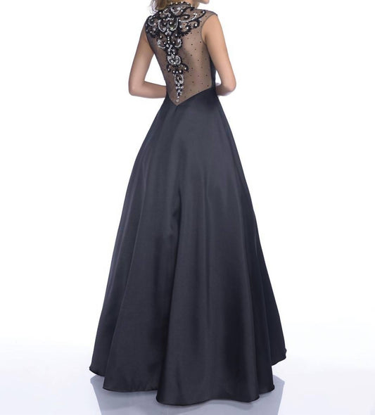 Mock Neck Sleeveless Maxi Dress