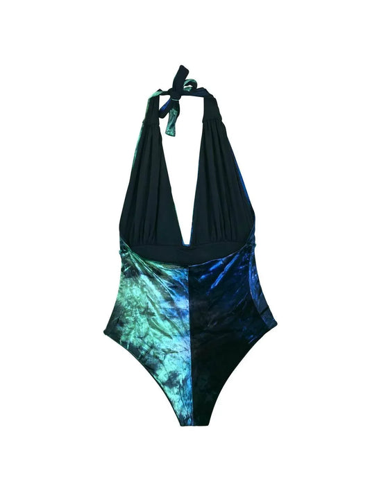 Charmosa - Women's Camille Reversible Velvet One Piece Swimsuit - Rack Hunt