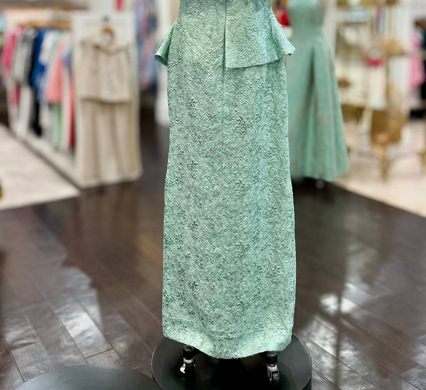 Women's Off Shoulder Cascade Evening Gown