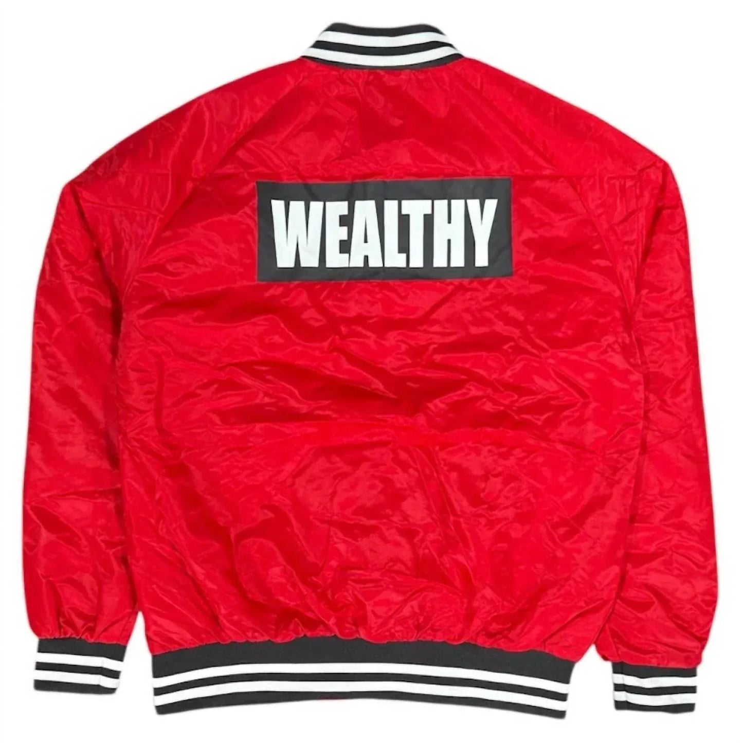 Wealthy - Men's Varsity Jacket - Rack Hunt