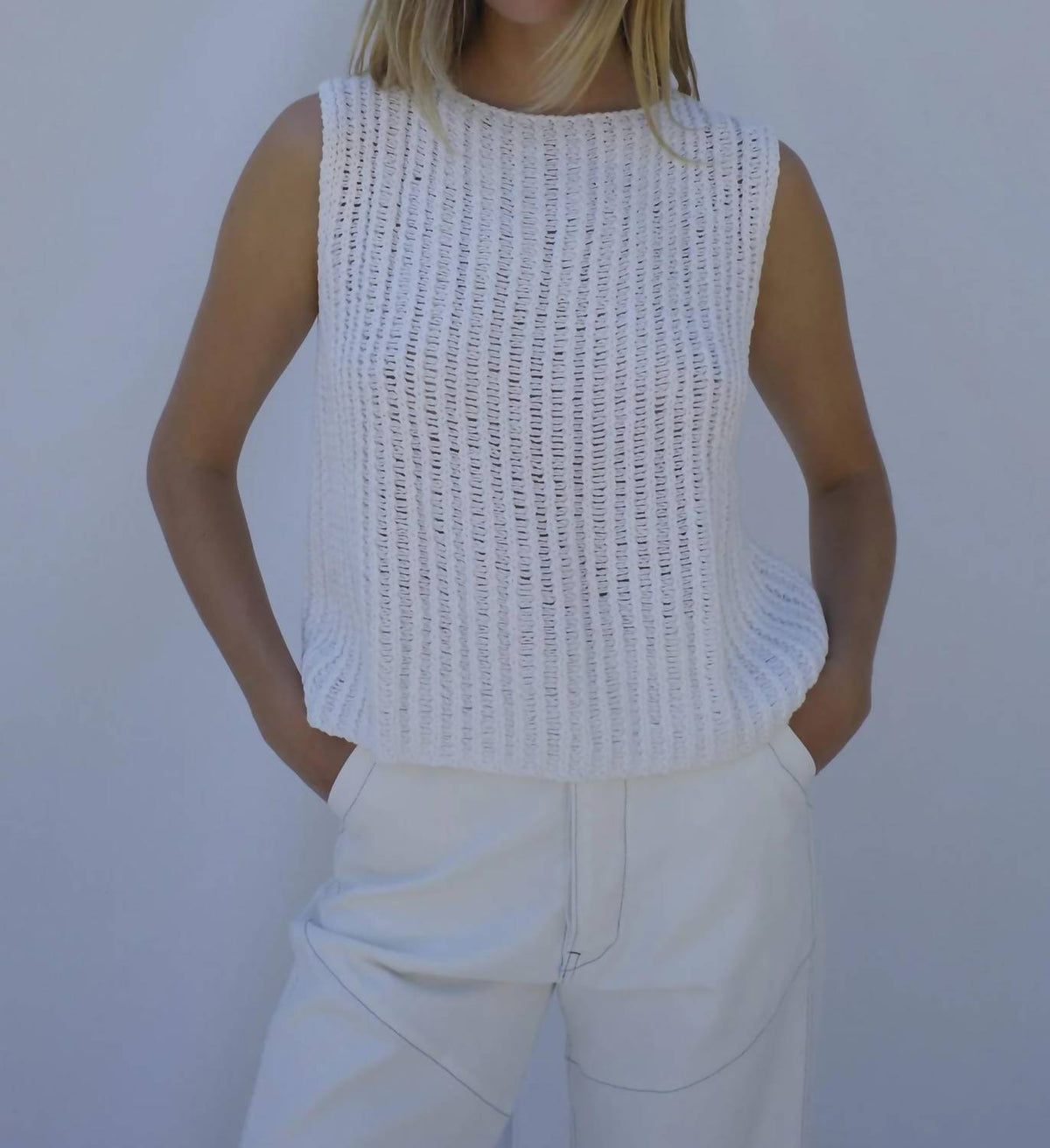 ORLA KNIT SHELL TOP
