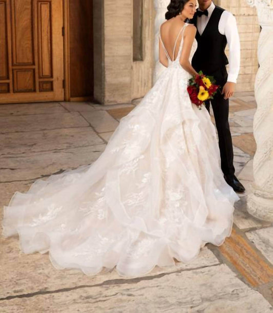 Kitty Chen Couture - Tara V-neck Ball Gown - Rack Hunt -