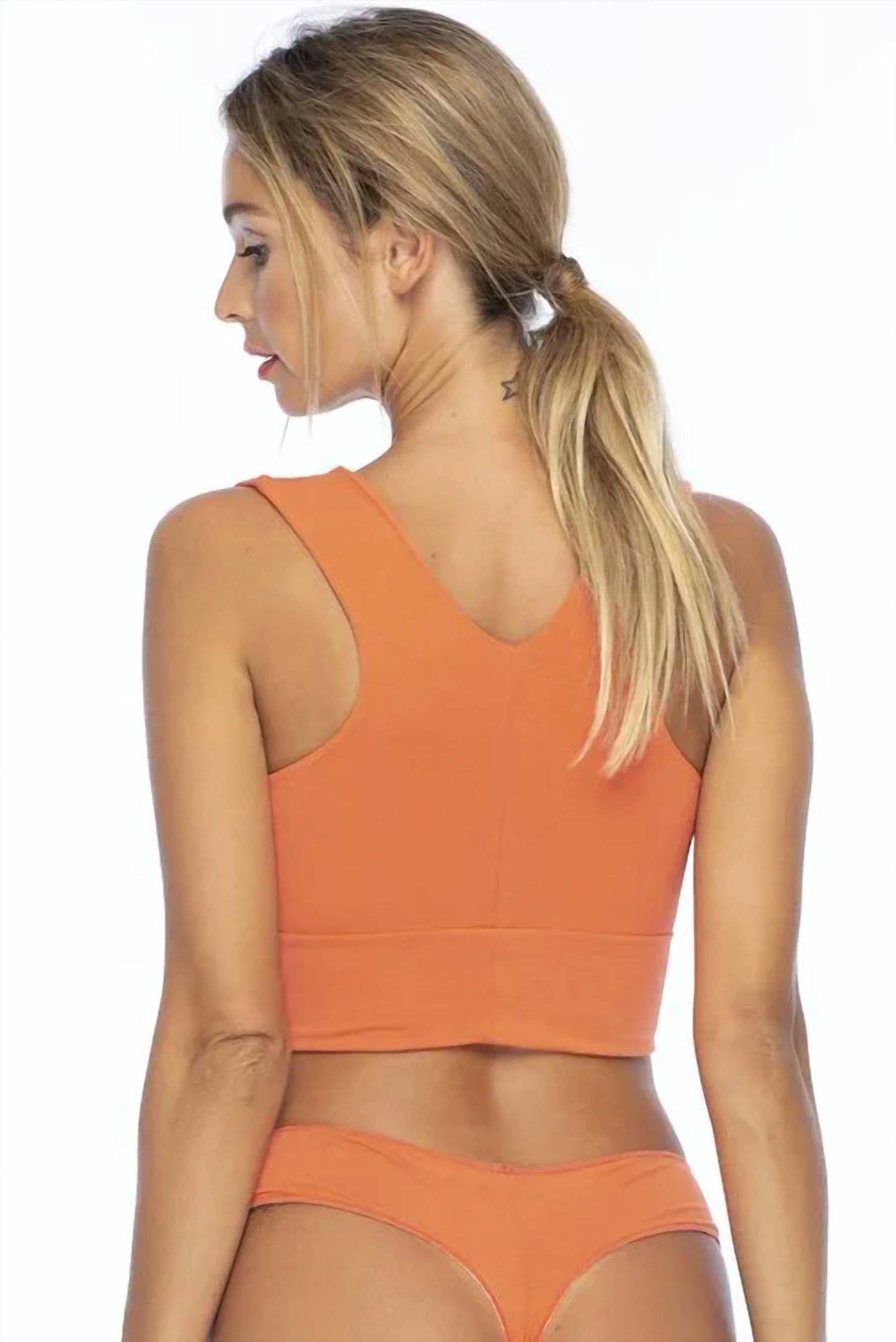 Meringue Deep U Band Top