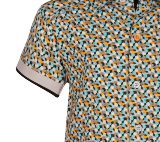 4FunkyFlavours Kids System Of Survival Button Shirt in Multicolor Abstract - view 2