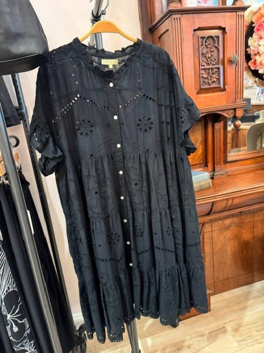 Rose Button Down Dress