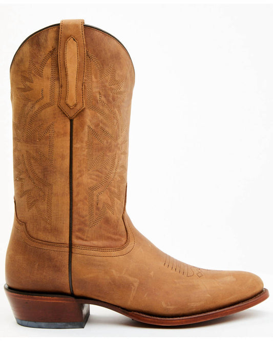 Men's Round Toe Western Boots