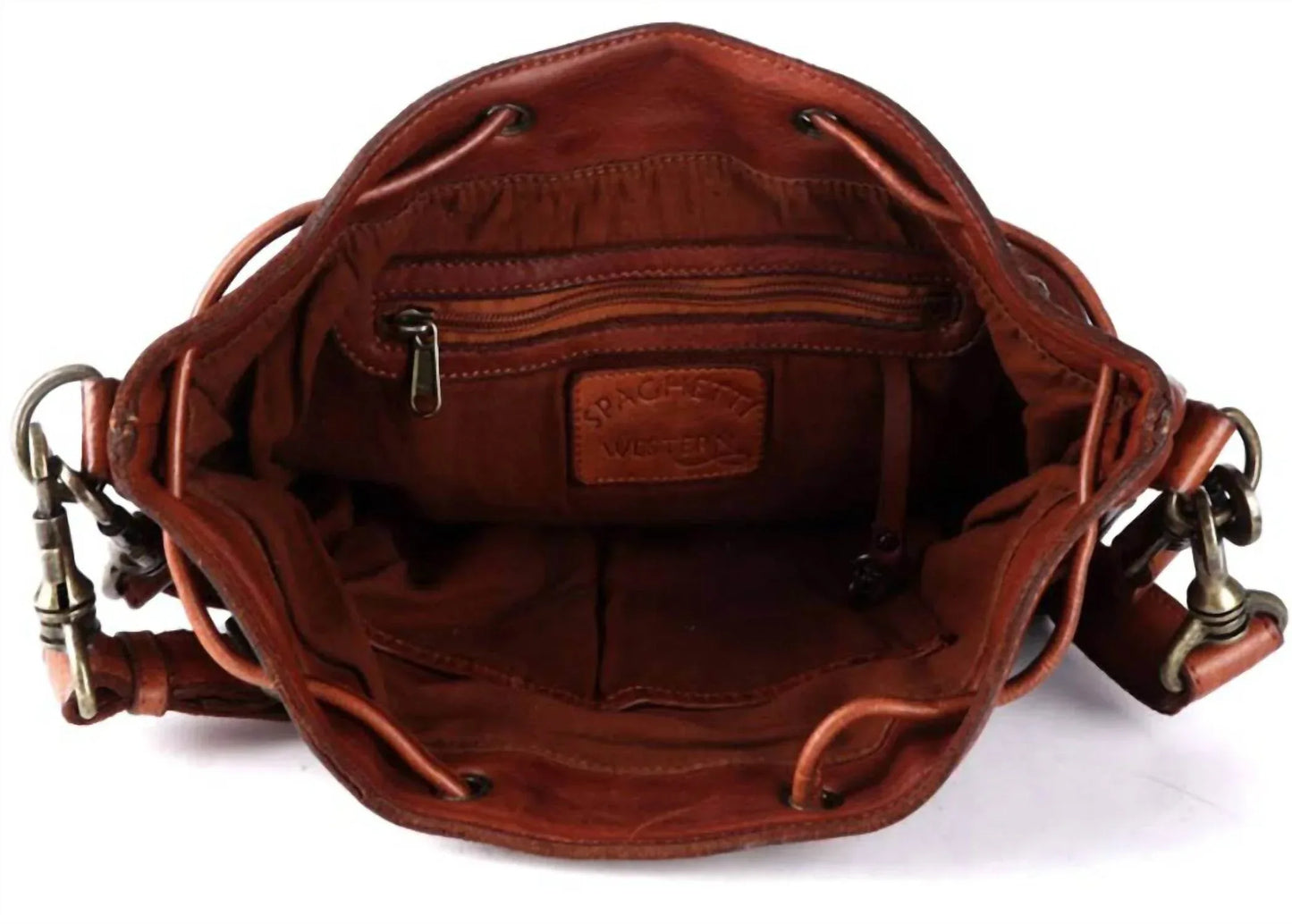 Spaghetti Western - Leather Bucket Bag - Rack Hunt